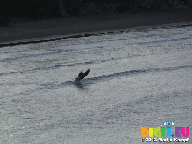 SX24730 Lifeboat jumping from in surf